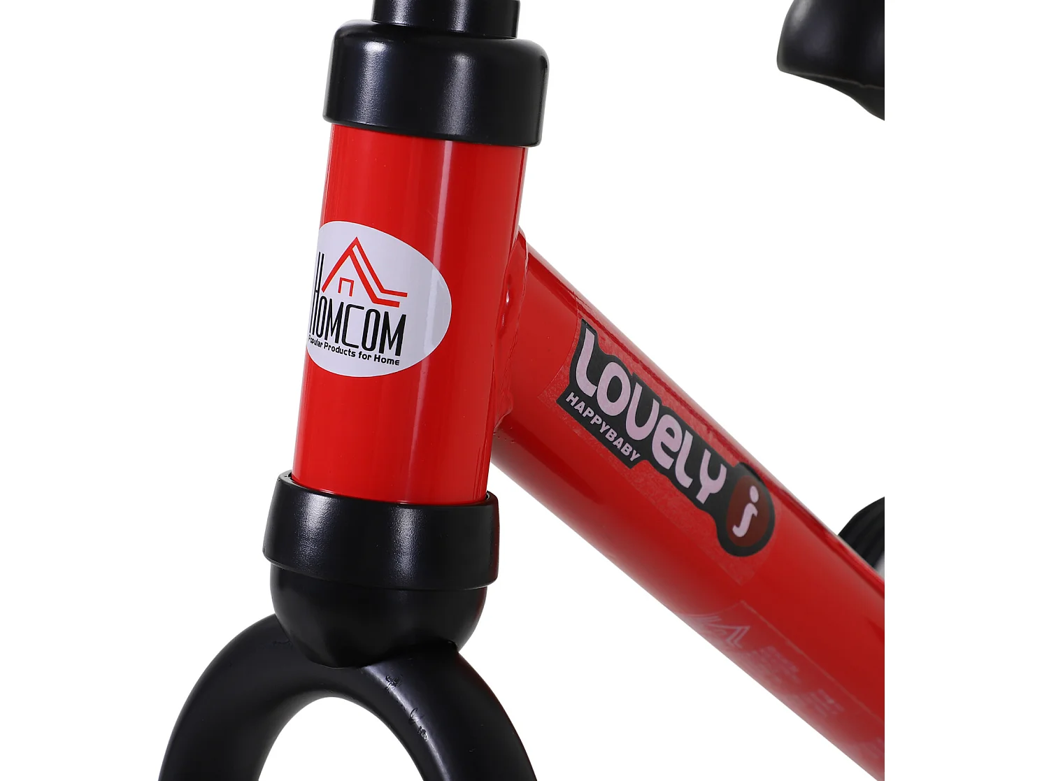 Bicicleta equilibrio 2 en 1 rojo 85x36x54cm HOMCOM