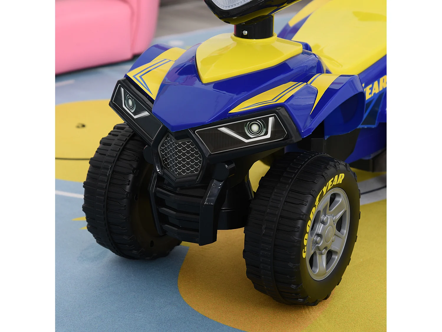 Quad infantil azul 60x31x42 cm HOMCOM