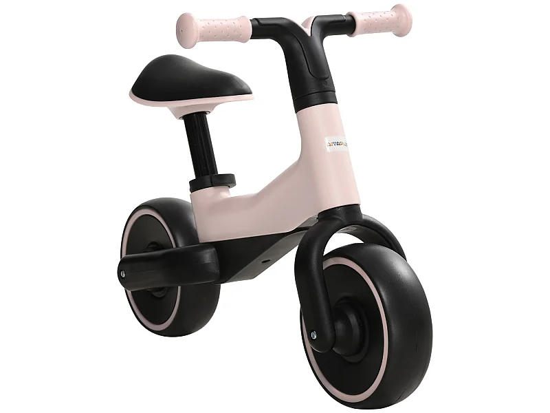 Bicicleta sin pedales rosa 66.5x34x46.5 cm AIYAPLAY
