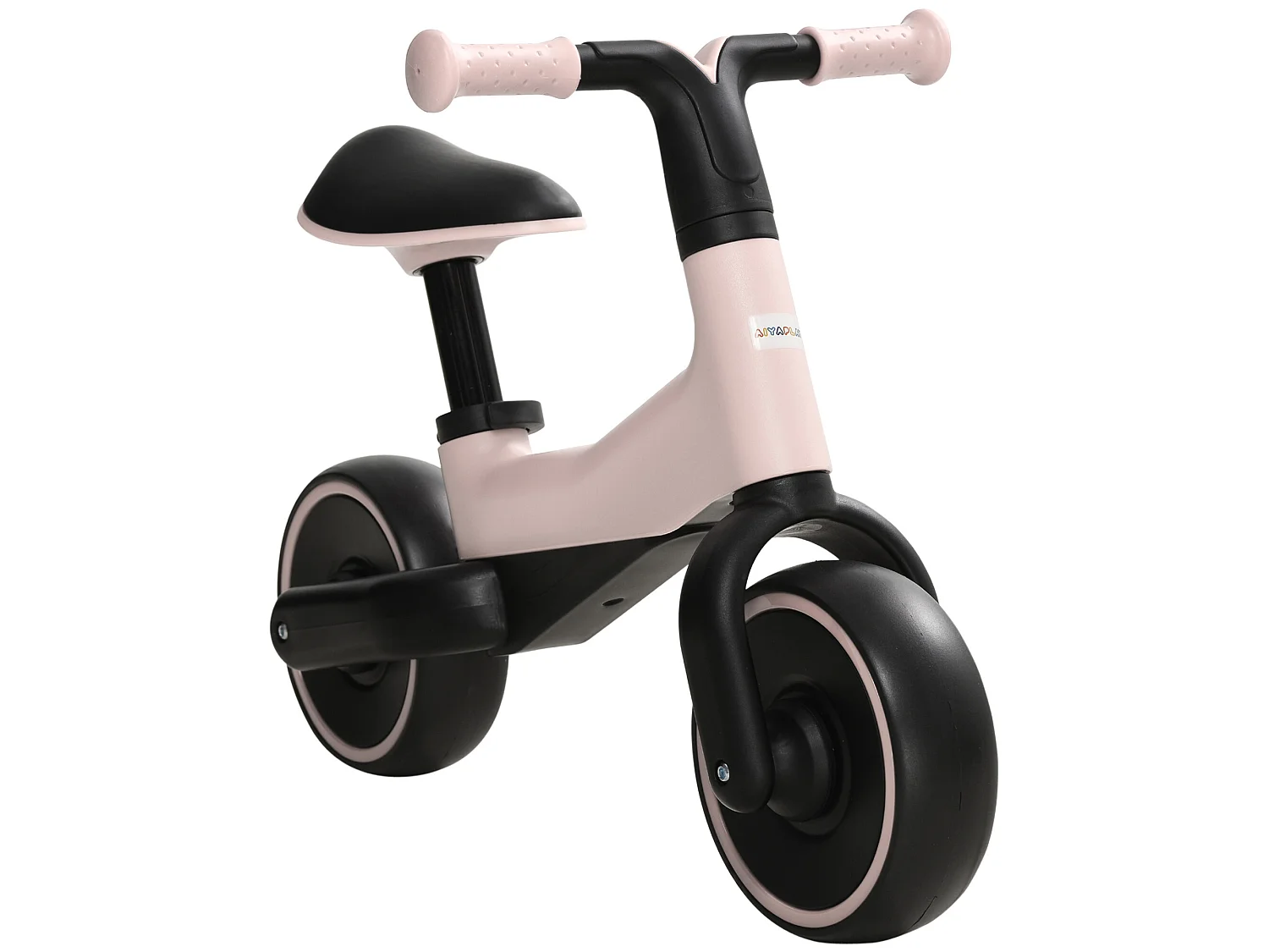 Bicicleta sin pedales rosa 66.5x34x46.5 cm AIYAPLAY