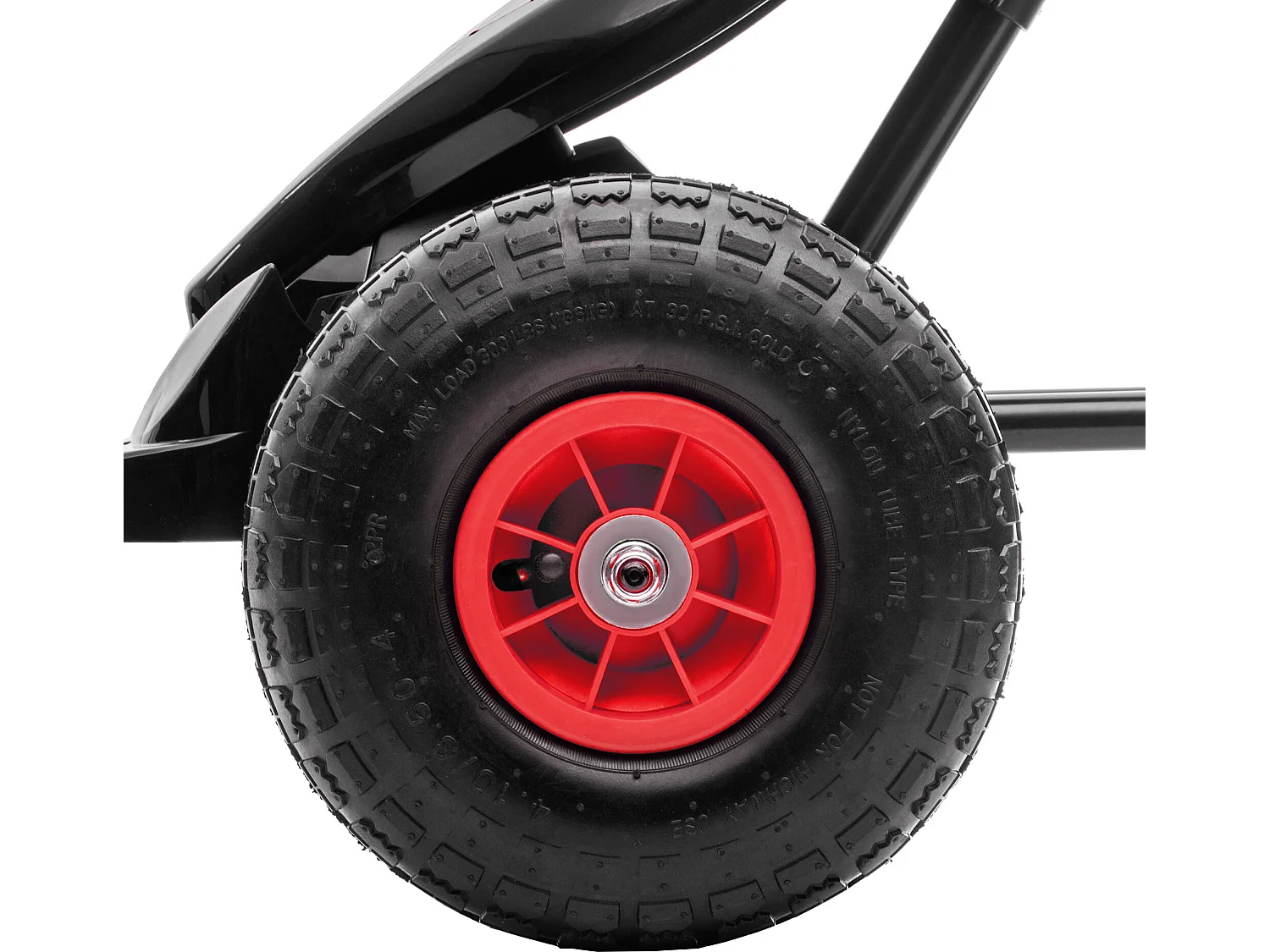 Gokart a pedales rojo 121x58x61 cm HOMCOM