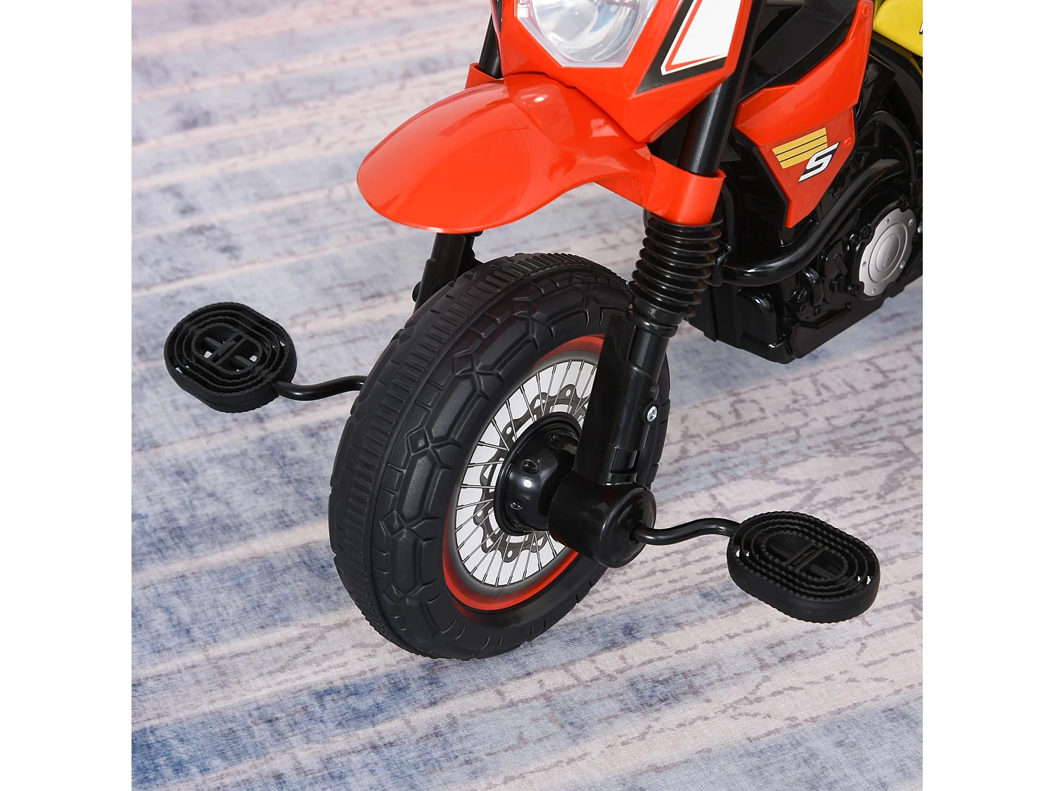 Triciclo para bebé rojo 71x40x51 cm HOMCOM