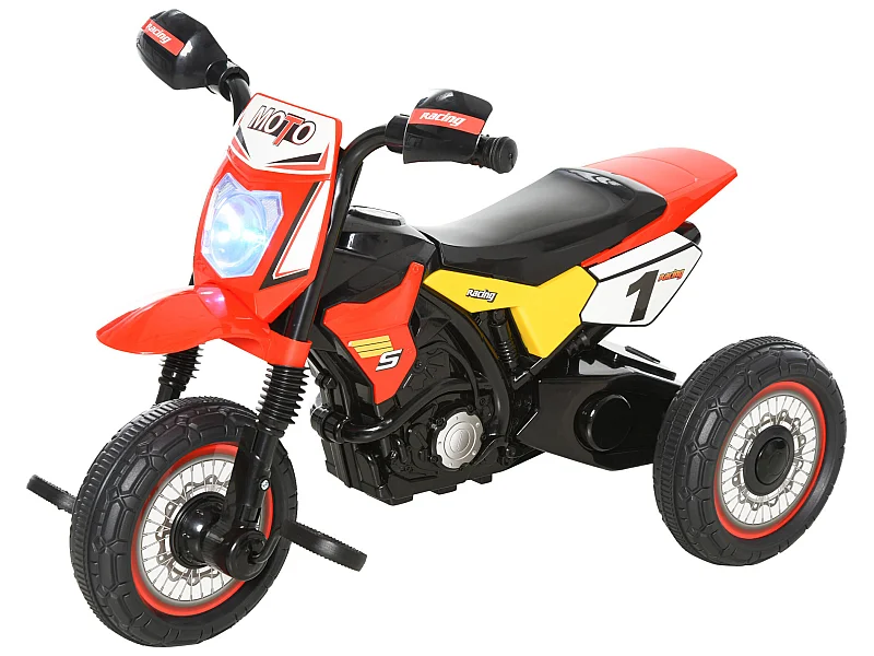 Triciclo para bebé rojo 71x40x51 cm HOMCOM