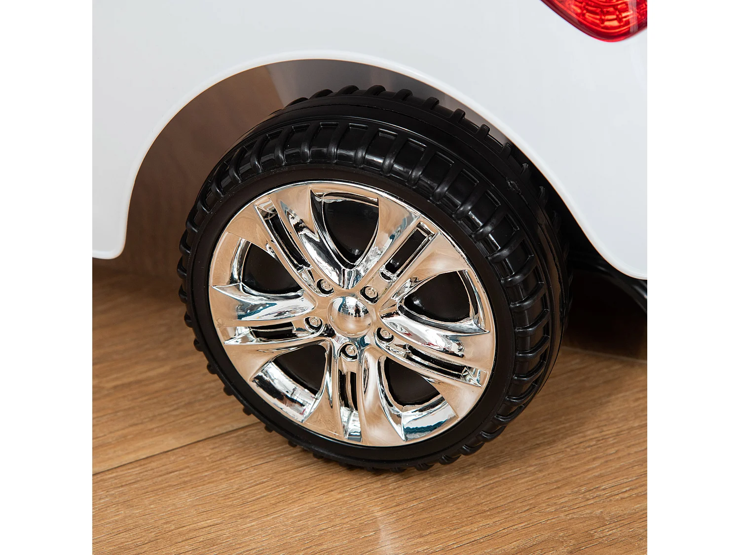 Coche correpasillos para niños blanco 63.5x28x36 cm HOMCOM