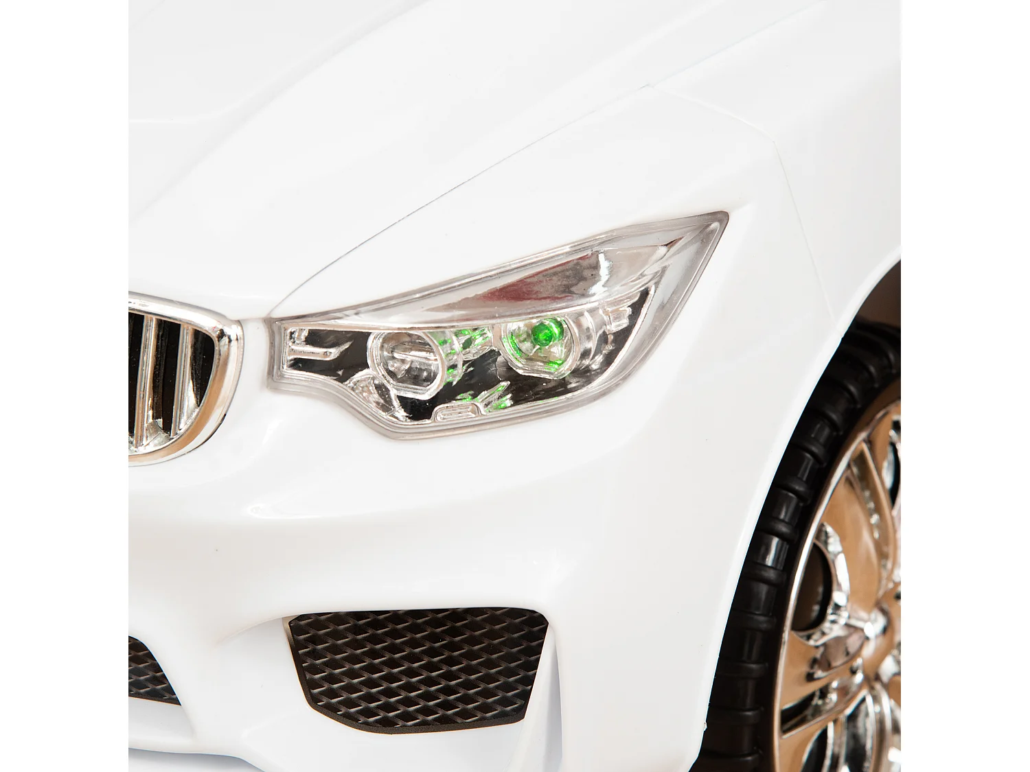 Coche correpasillos para niños blanco 63.5x28x36 cm HOMCOM