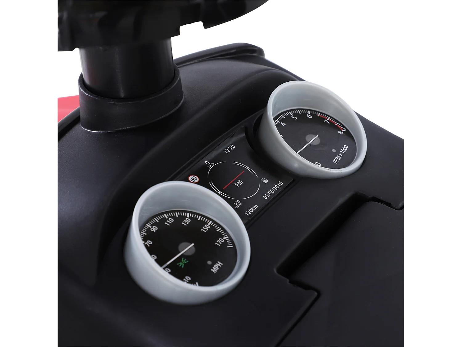 Quad correpasillos para niño rojo 62x28x41,5cm HOMCOM