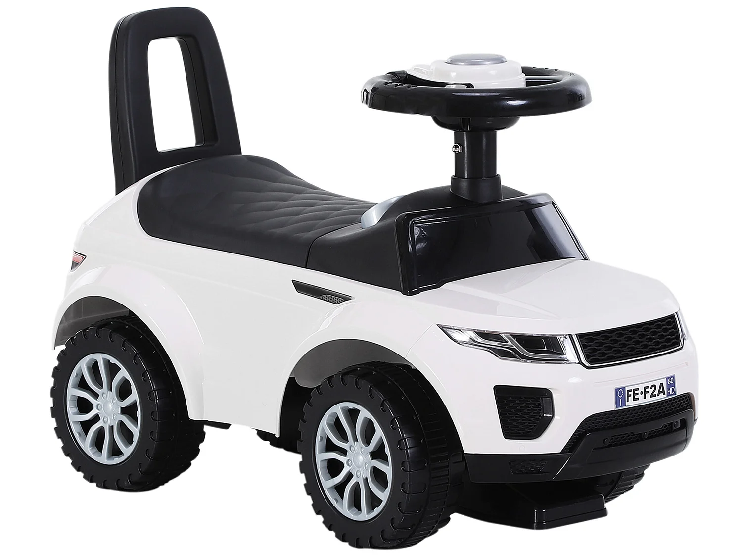 Quad correpasillos para niño blanco 62x28x41,5cm HOMCOM