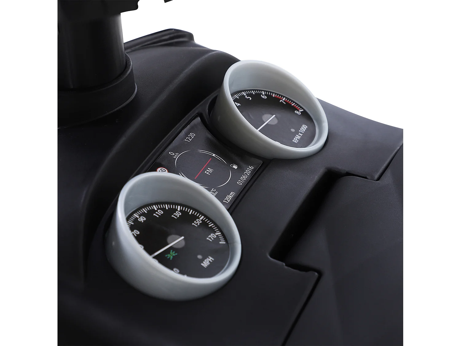 Quad correpasillos para niño blanco 62x28x41,5cm HOMCOM