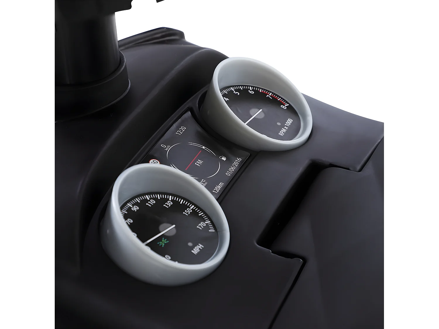 Quad correpasillos para niño blanco 62x28x41,5cm HOMCOM