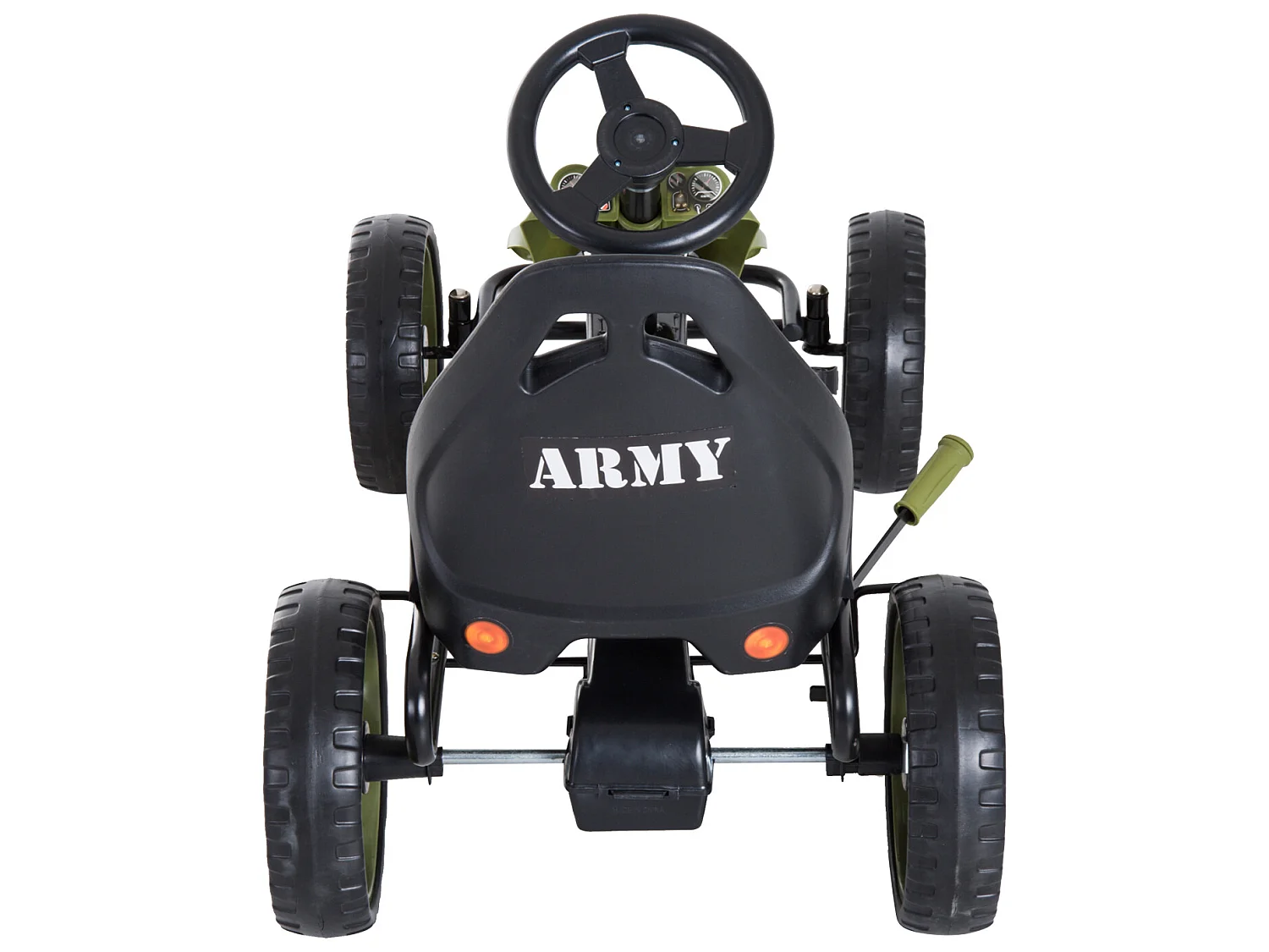 Go-kart a pedales verde 105x54x61 cm HOMCOM