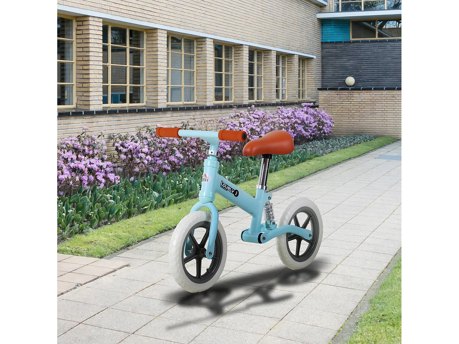 Bicicleta sin pedales azul 85x36x54 cm HOMCOM