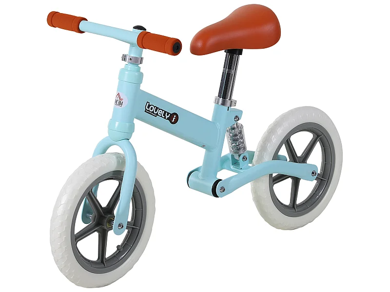 Bicicleta sin pedales azul 85x36x54 cm HOMCOM