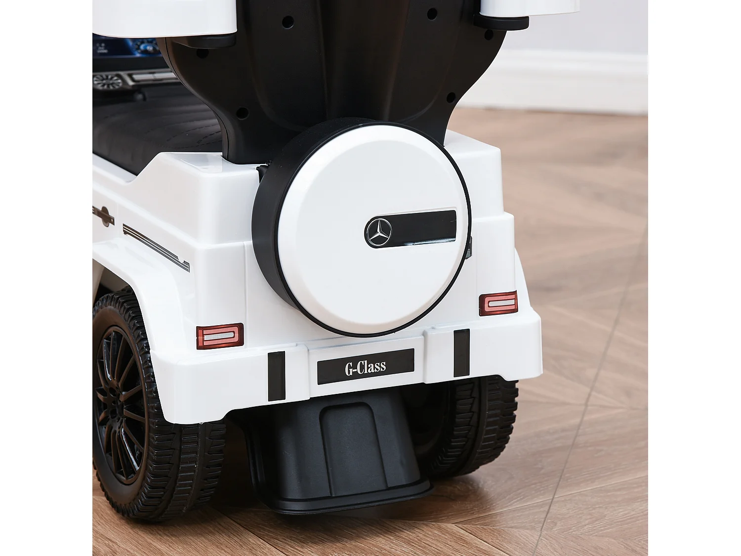 Correpasillos para niños blanco 85.5x40.5x95 cm HOMCOM