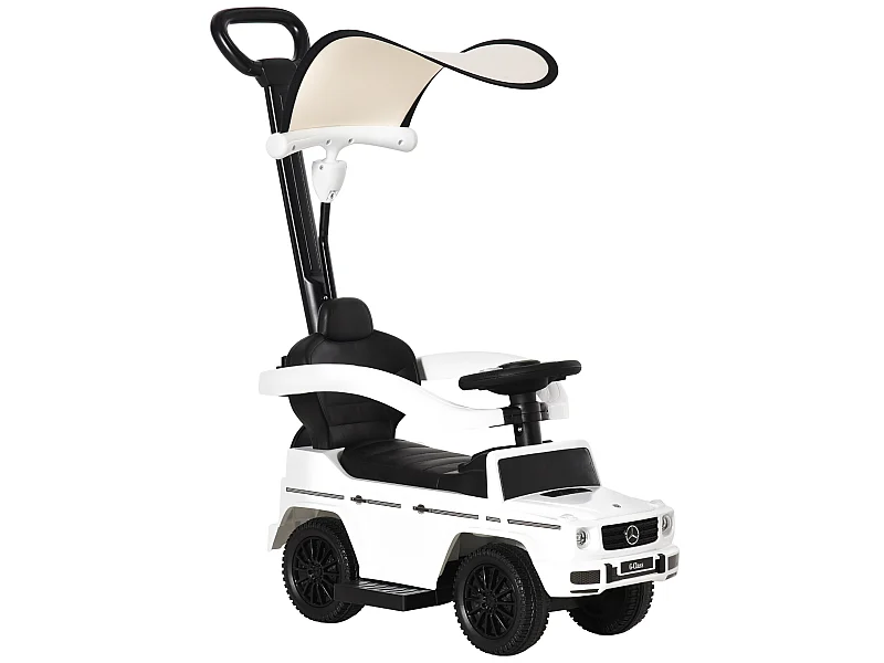 Correpasillos para niños blanco 85.5x40.5x95 cm HOMCOM