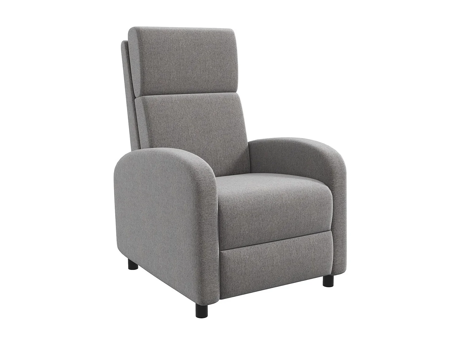 Sofá reclinable gris 64x86x102 cm HOMCOM