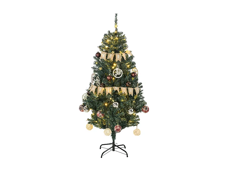 Árbol de navidad verde 91x91x150 cm HOMCOM