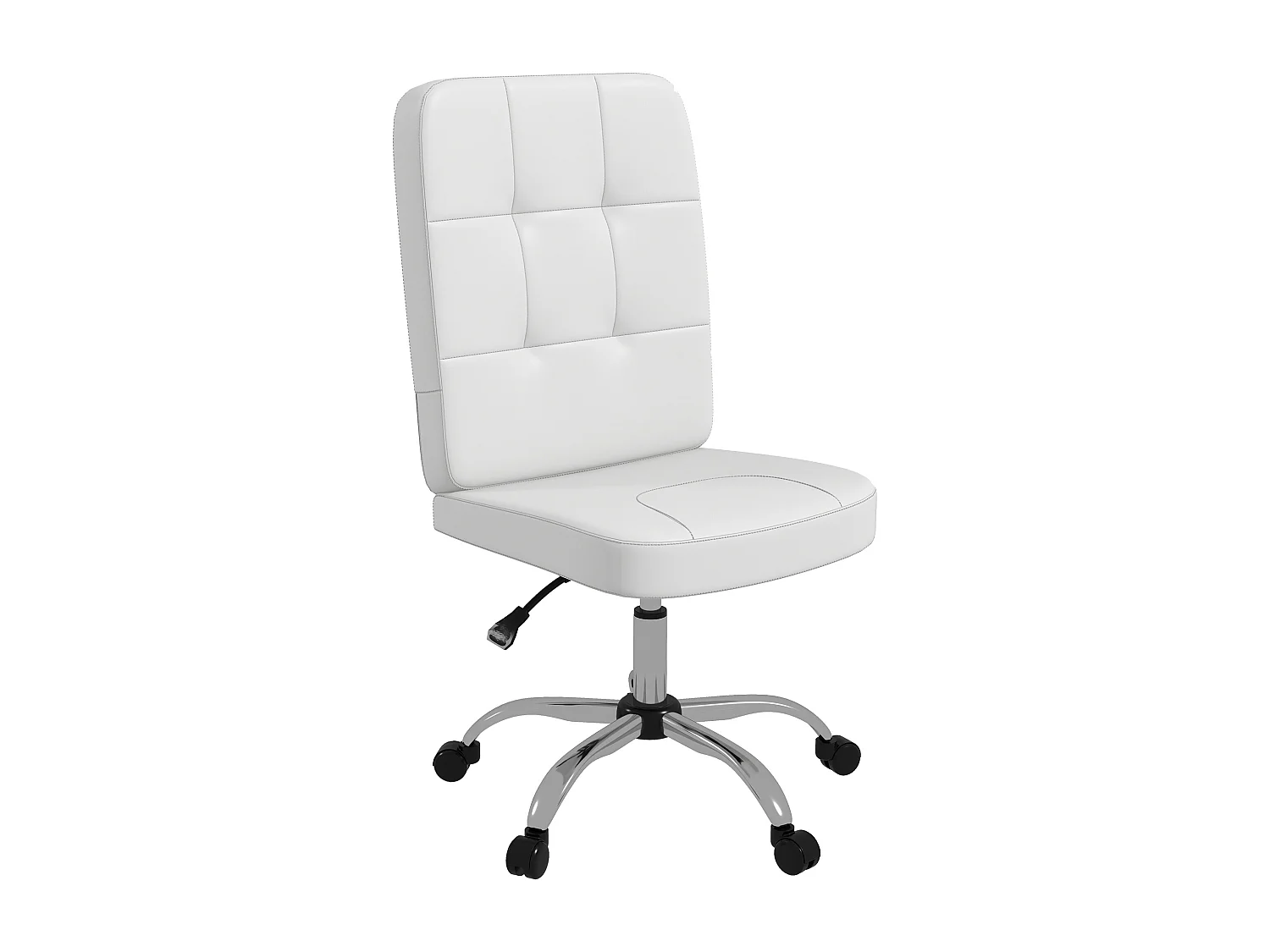 Silla de oficina blanco 45x59x100 cm Vinsetto