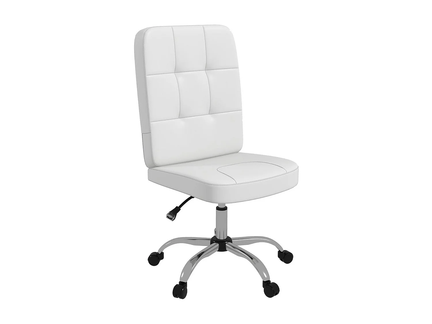 Silla de oficina blanco 45x59x100 cm Vinsetto