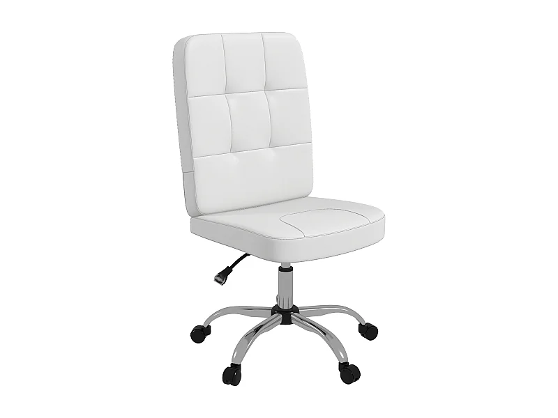 Silla de oficina blanco 45x59x100 cm Vinsetto