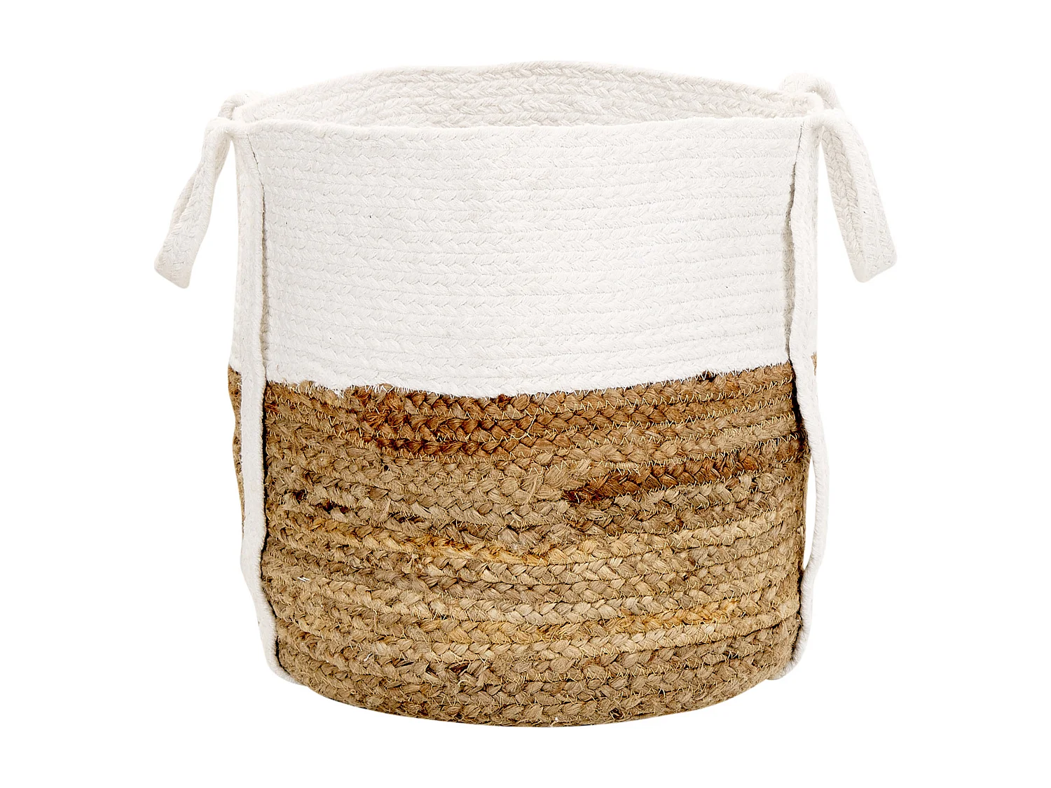 Lot de 2 paniers BELLPAT Jute Naturel