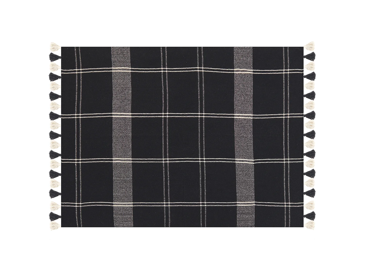Couverture KULAC Coton 130 x 170 cm Noir