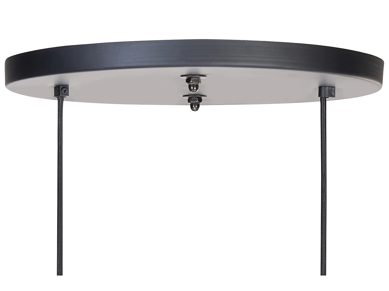 Lampe suspension BAGMATI Bois de manguier Noir