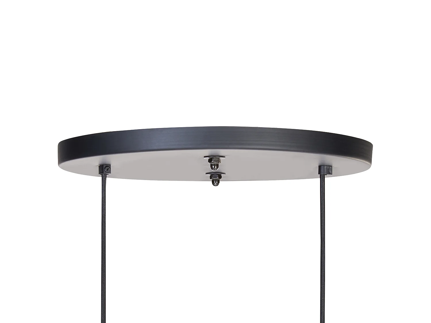 Lampe suspension BAGMATI Bois de manguier Noir