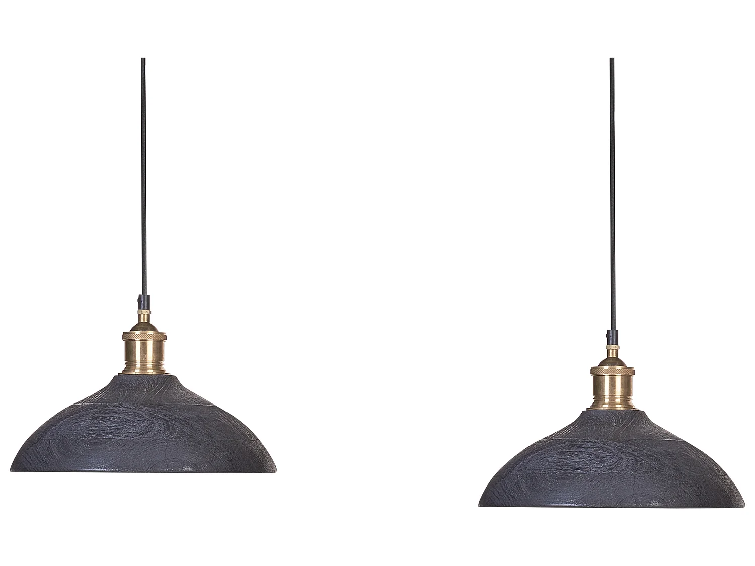 Lampa wisząca CHEYYAR Drewno Czarny