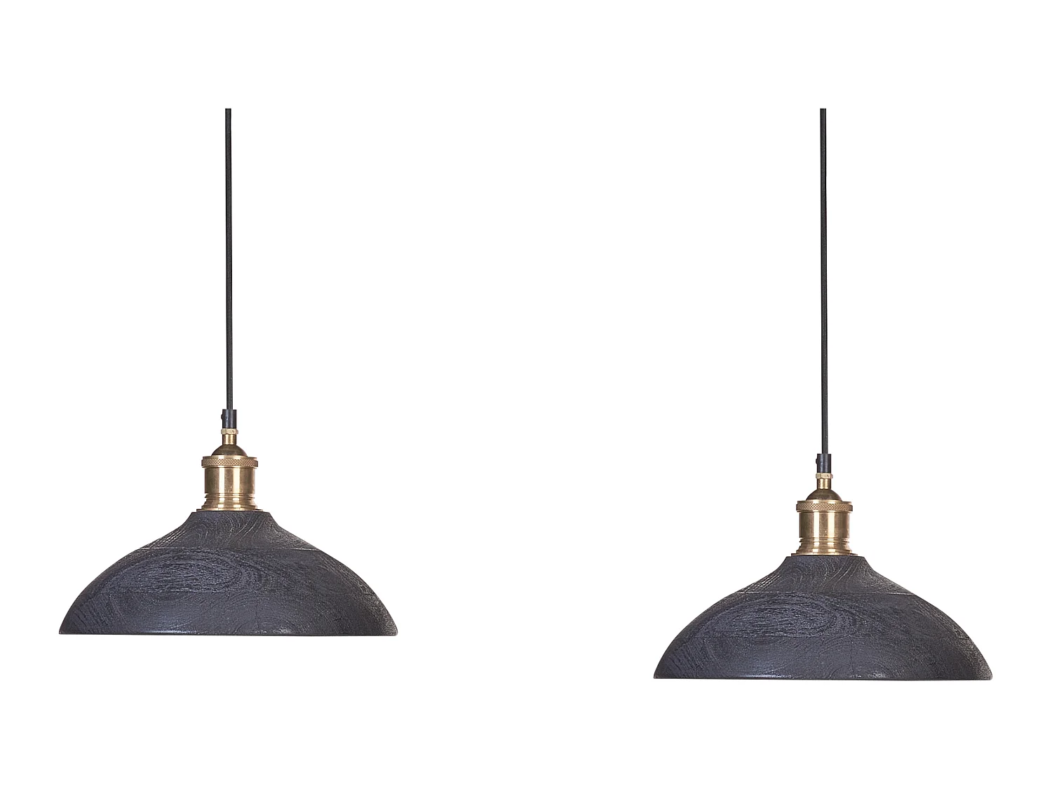 Hanglamp CHEYYAR Mangohout Zwart