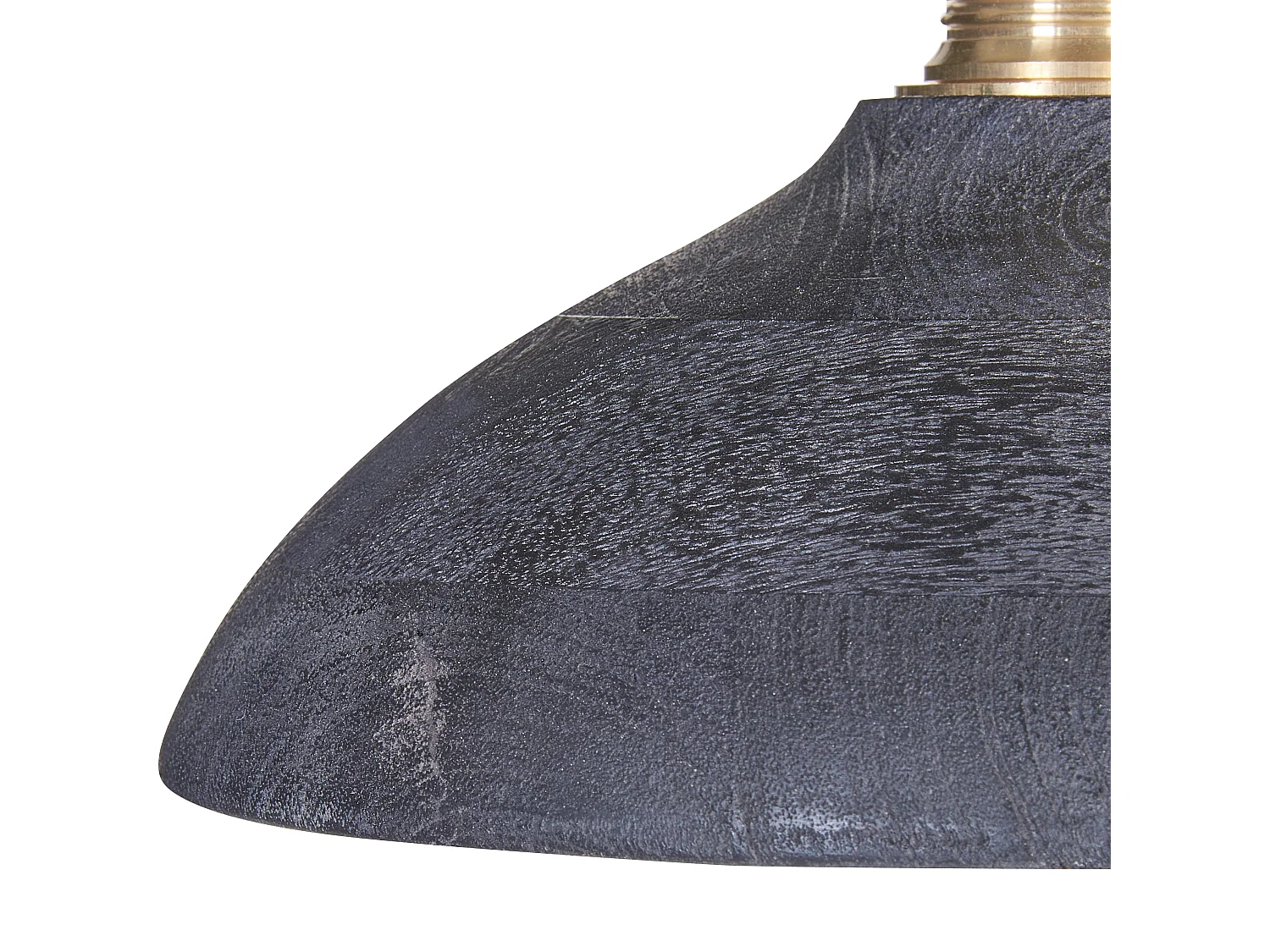 Lampe suspension CHEYYAR Bois de manguier Noir