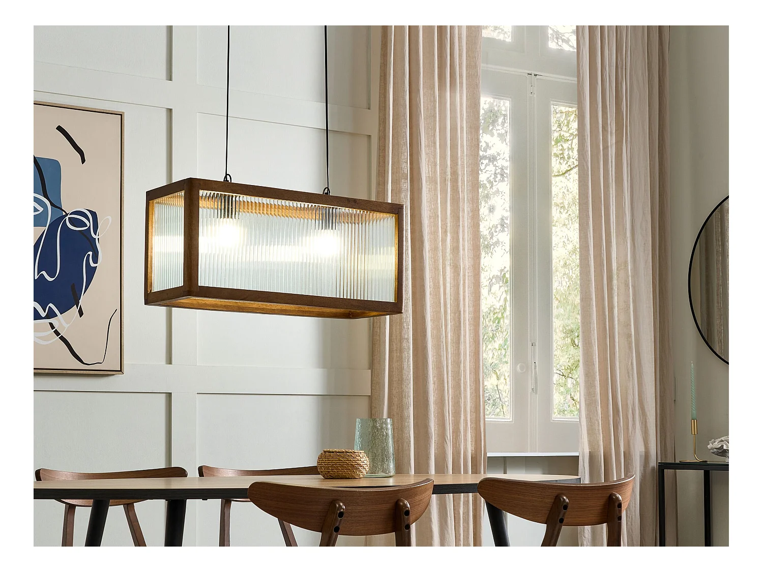 Hanglamp PENNA Mangohout Bruin