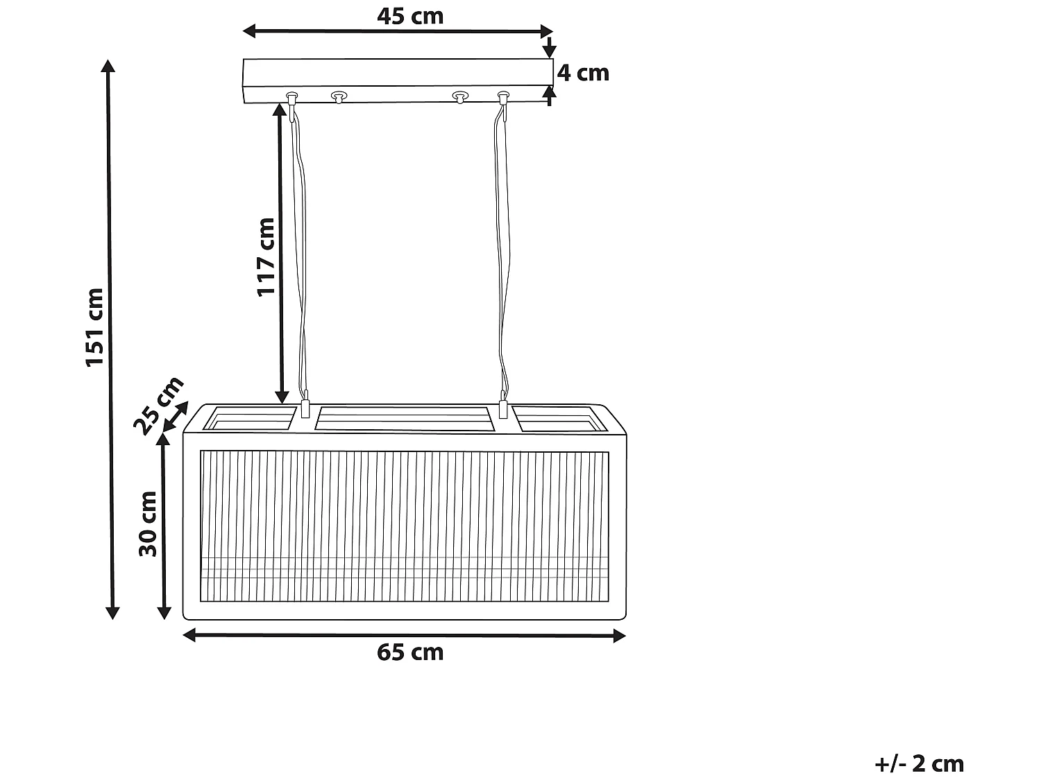 Hanglamp PENNA Mangohout Bruin
