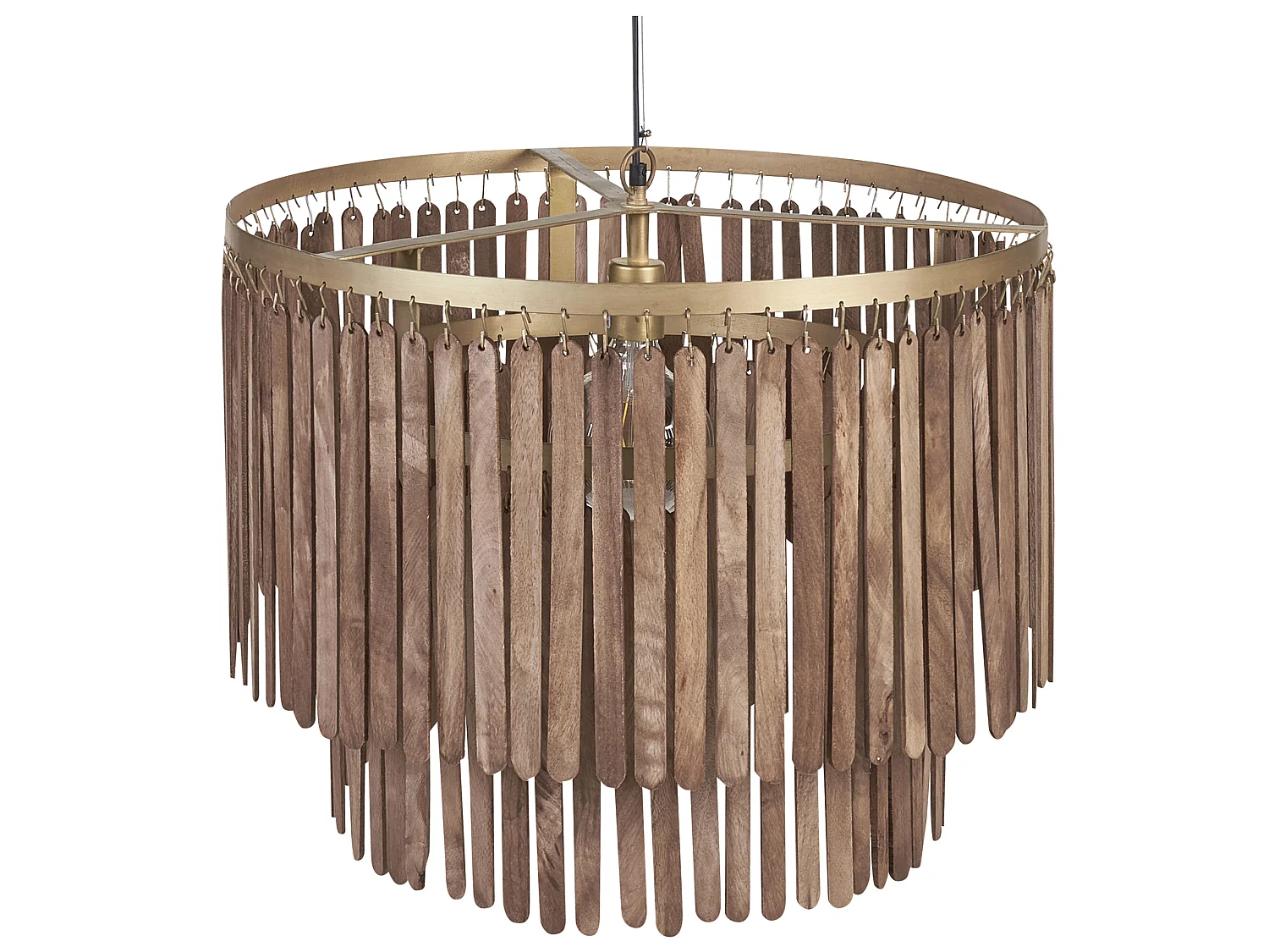 Pendant Lamp KAVERI Mango Wood Brown
