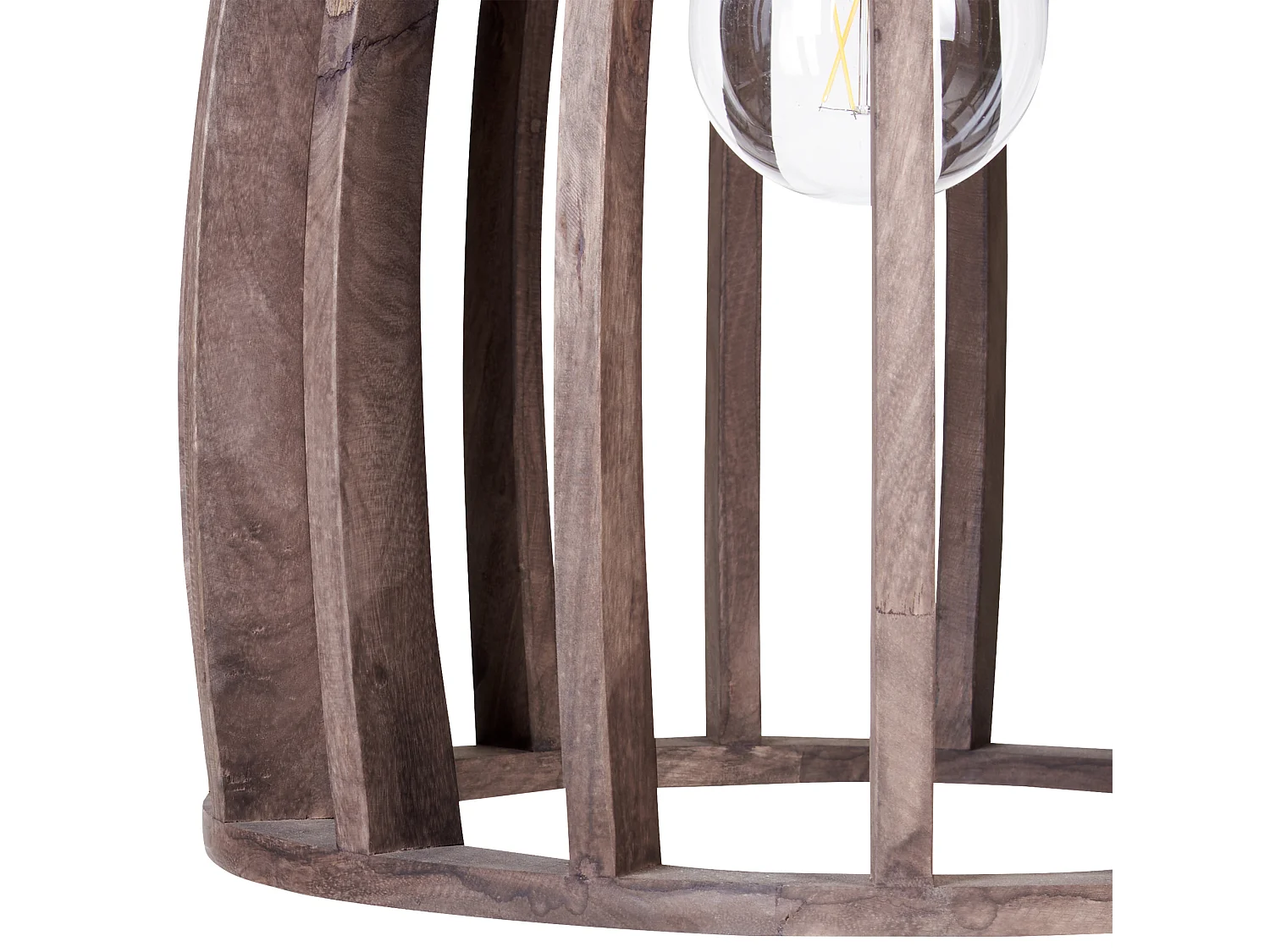 Lampa wisząca MANAIR Drewno Ciemnobrązowy