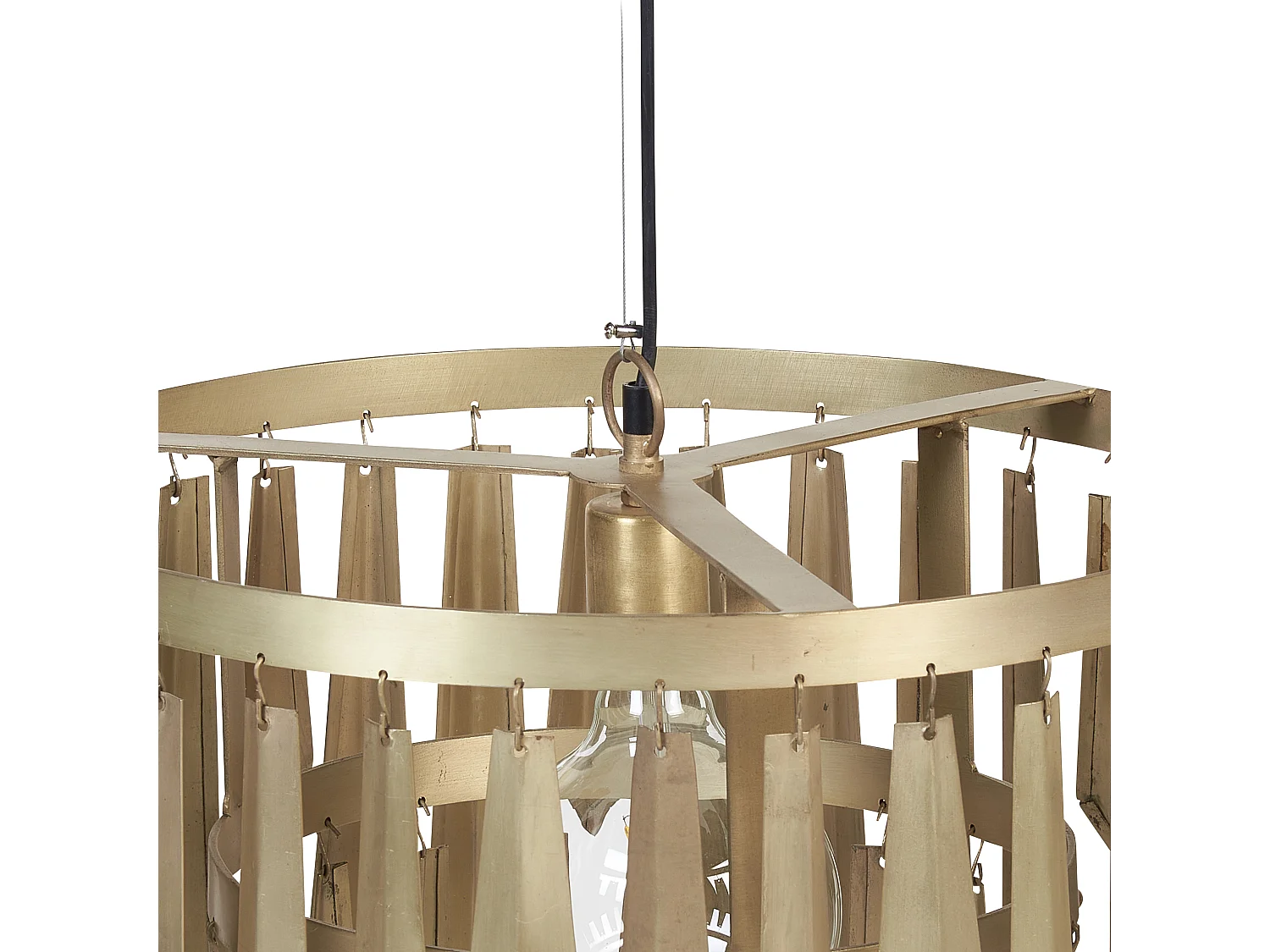 Hängeleuchte Metall messing Antik-Optik 1-flammig handgemacht Retro Chambal