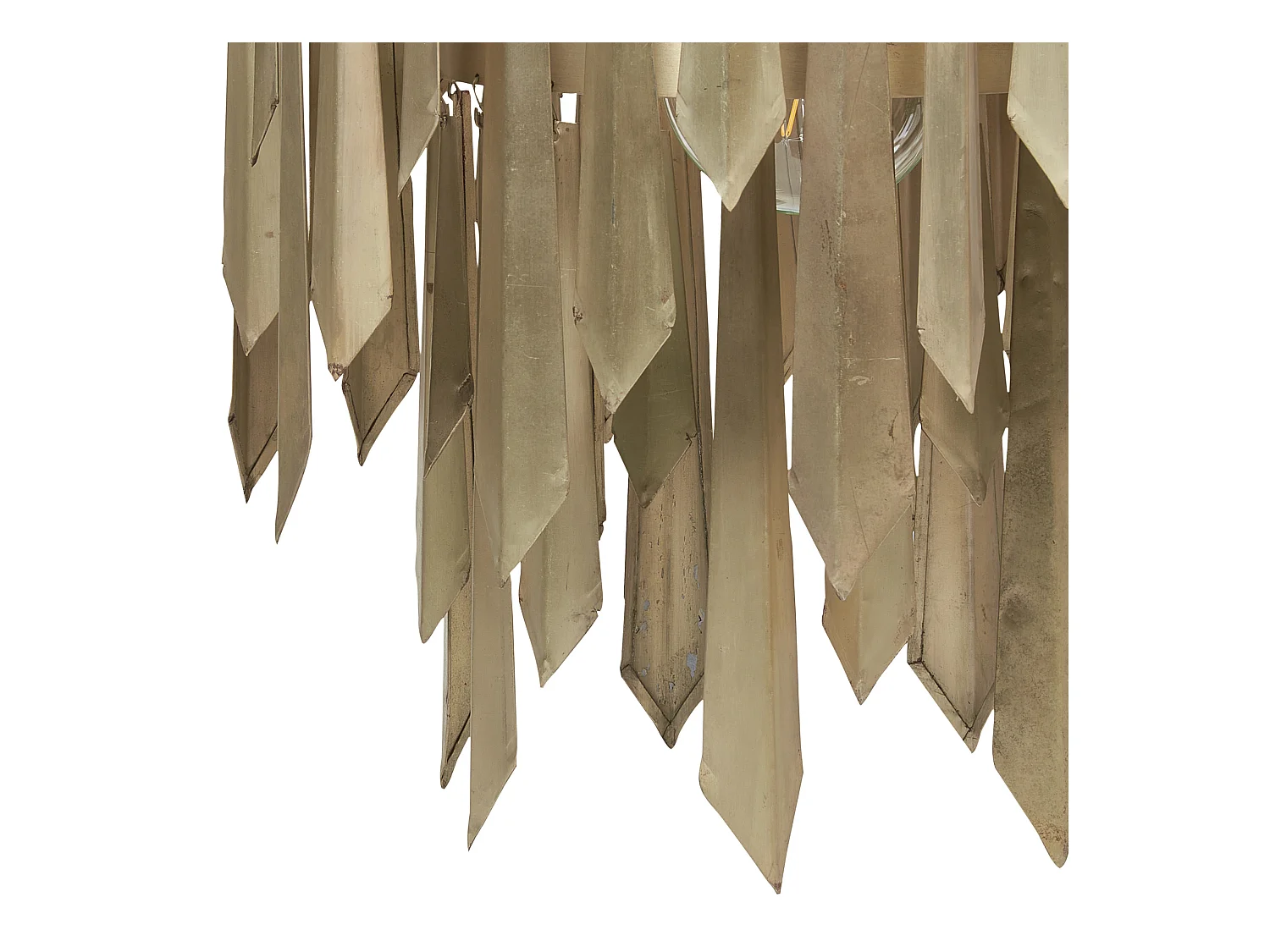 Hängeleuchte Metall messing Antik-Optik 1-flammig handgemacht Retro Chambal