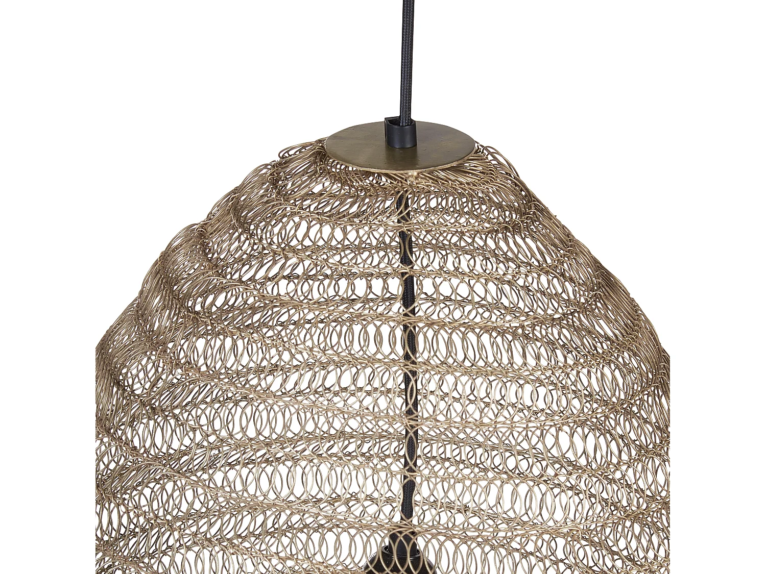 Lampe suspension PALAR Métal Laiton