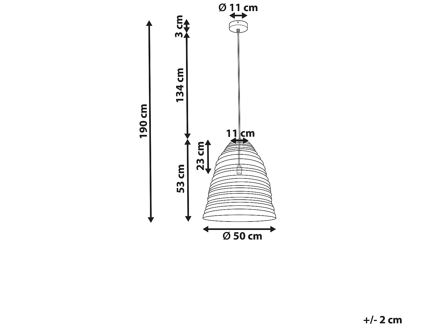 Lampadario PALAR Metallo Ottone