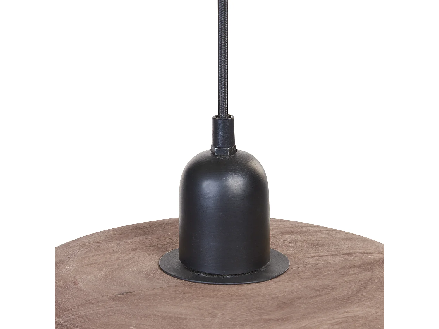 Lampa wisząca MANJEERA Drewno Ciemnobrązowy