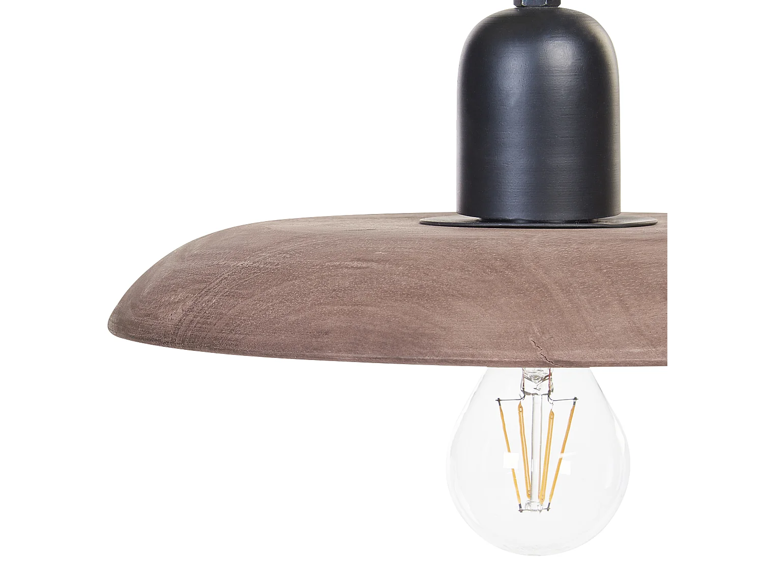 Lampe suspension MANJEERA Bois de manguier Marron foncé