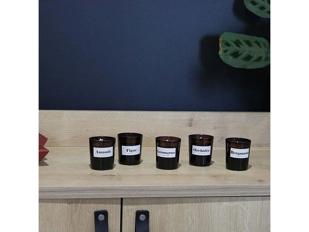 Coffret de 5 bougies parfumées Intemporels