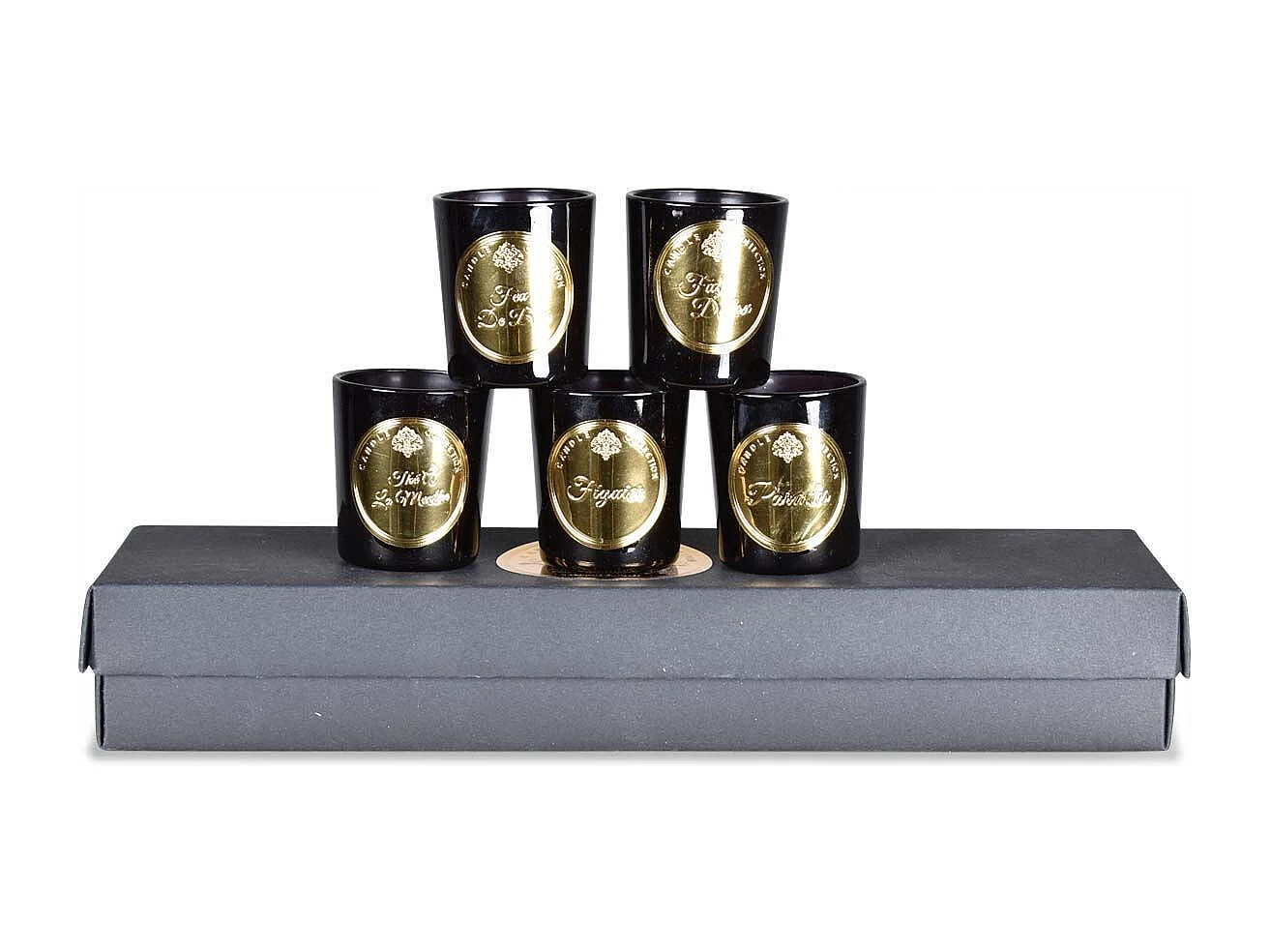 Coffret de 5 bougies parfumées Essentiels