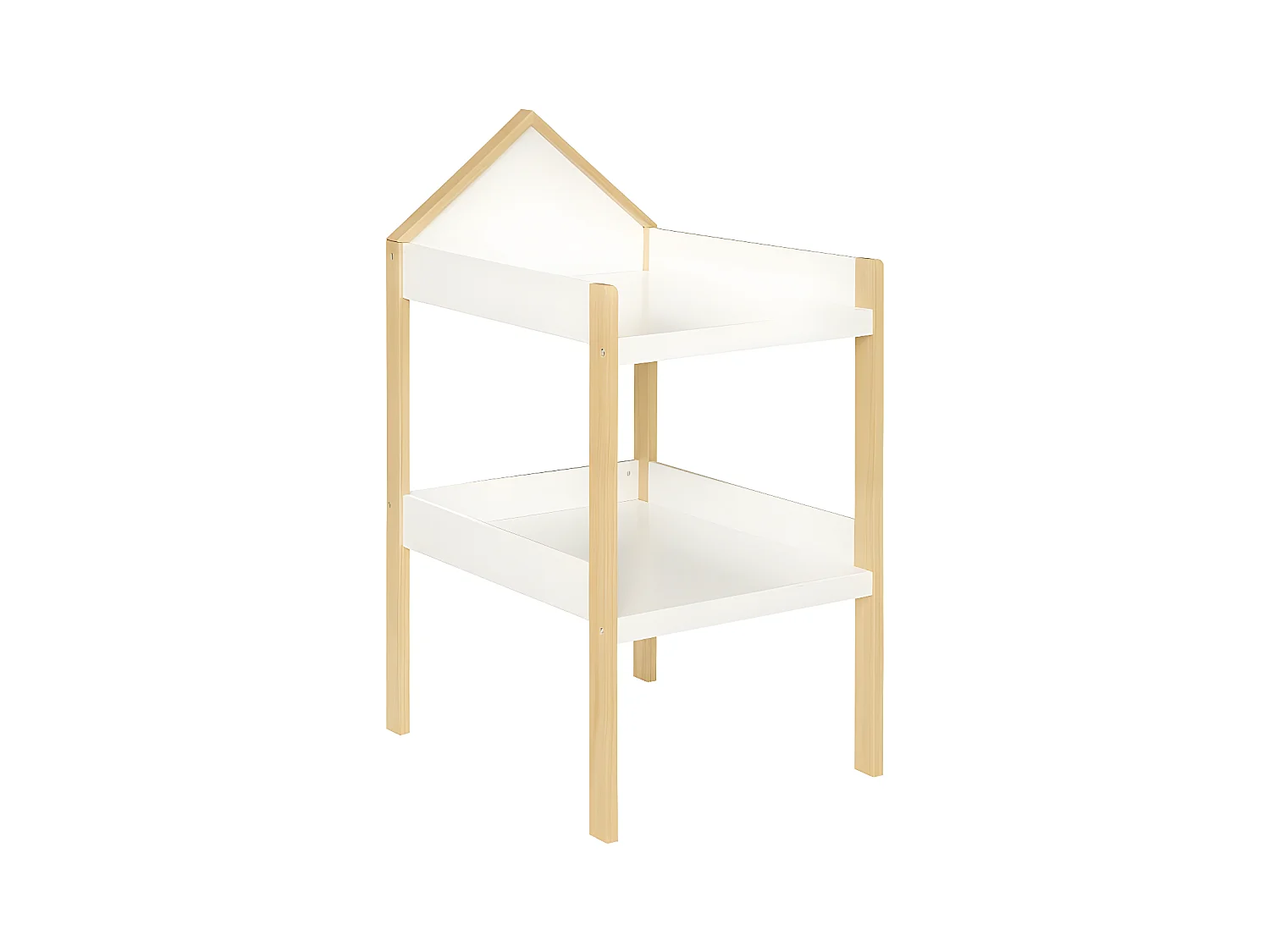 Table à Langer pour Bébé "Scandinave" 117cm Blanc