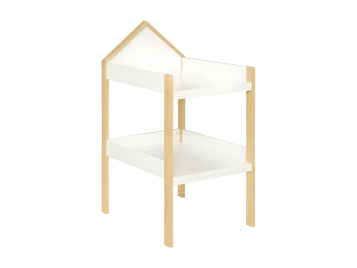 Table à Langer pour Bébé "Scandinave" 117cm Blanc