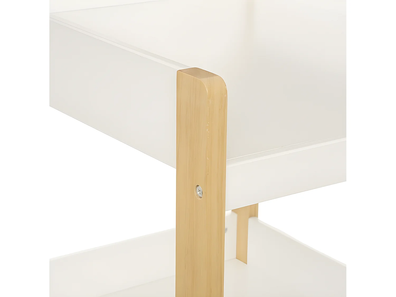 Table à Langer pour Bébé "Scandinave" 117cm Blanc