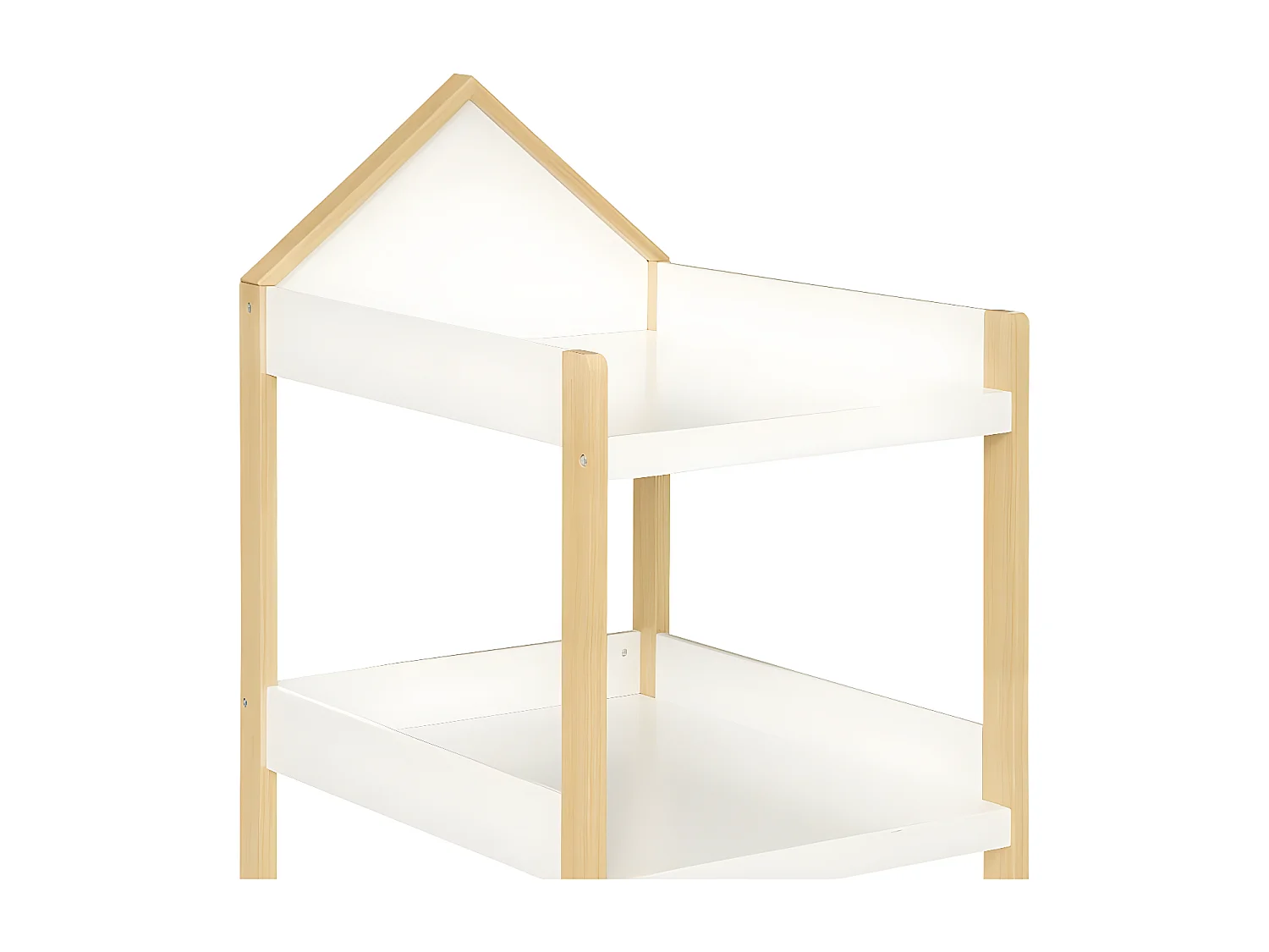 Table à Langer pour Bébé "Scandinave" 117cm Blanc