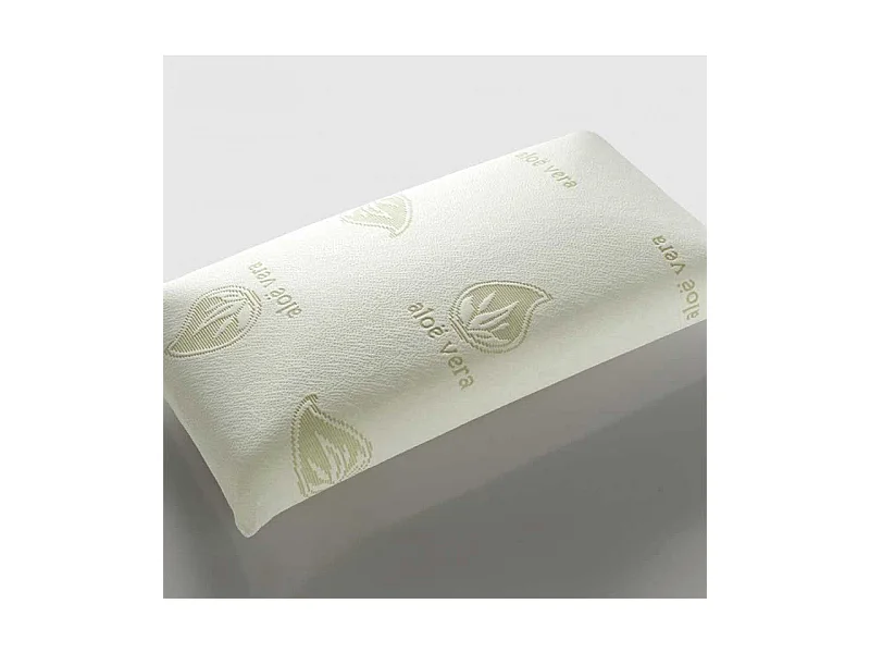 Almohada Visconature 100% viscoelástica de acrílico blanco de 105 cm