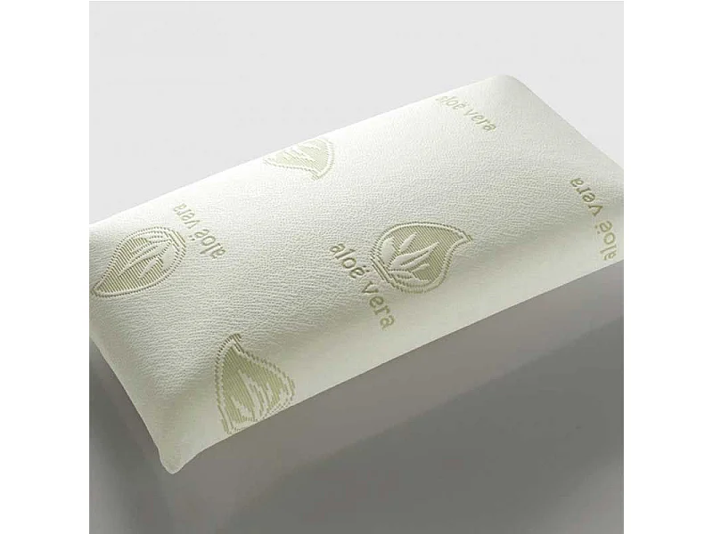 Almohada Visconature 100% viscoelástica de acrílico blanco de 75 cm