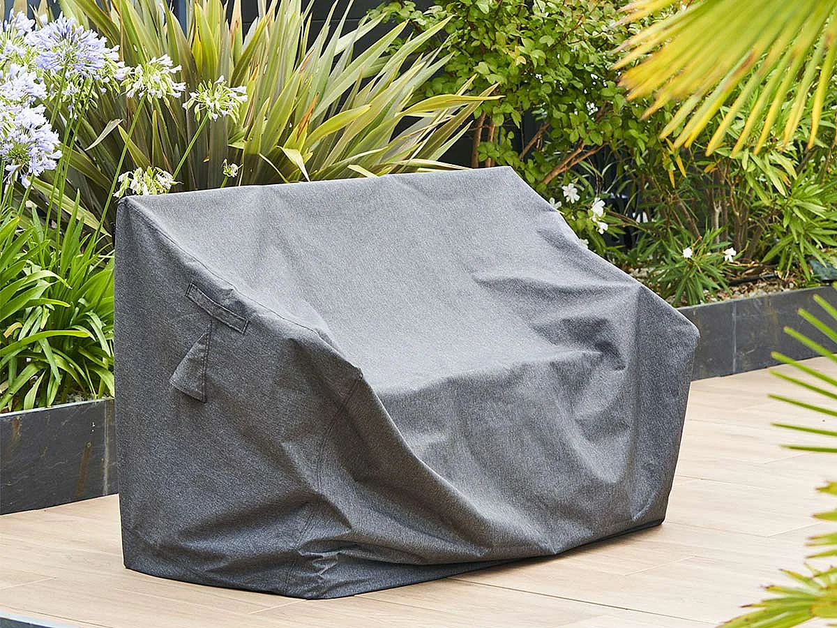 Housse pour banc Hambo gris - 145 x 82 x 100 cm - Hespéride