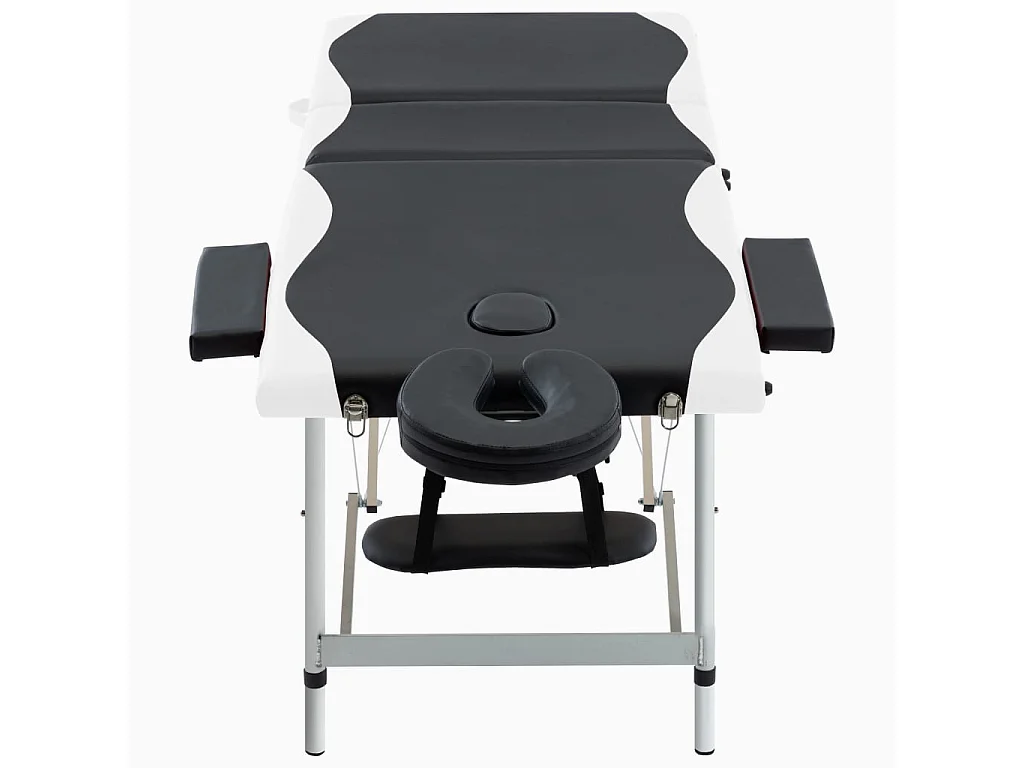 Table de massage pliable blanche 191 x 70 x 59 cm 02_0001822